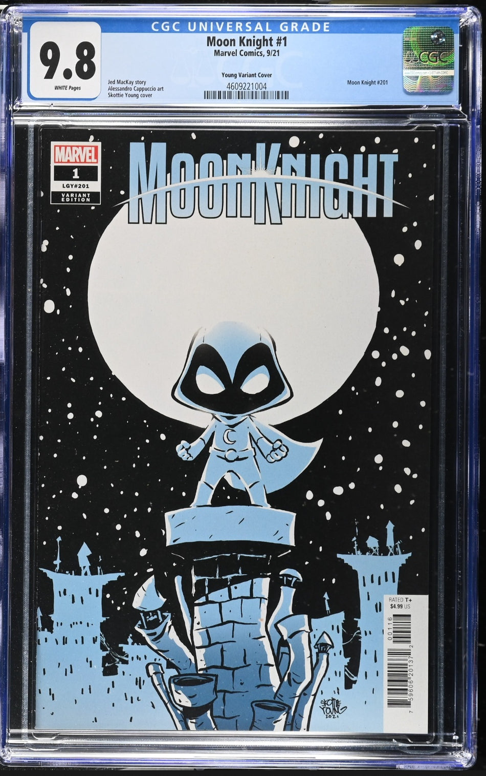 CGC 9.8 Moon Knight #1 Skottie Young Variant