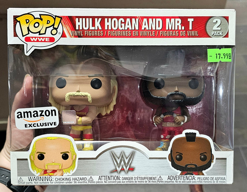 Funko Pop! Hulk Hogan And Mr. T 2 Pack Amazon Exclusive