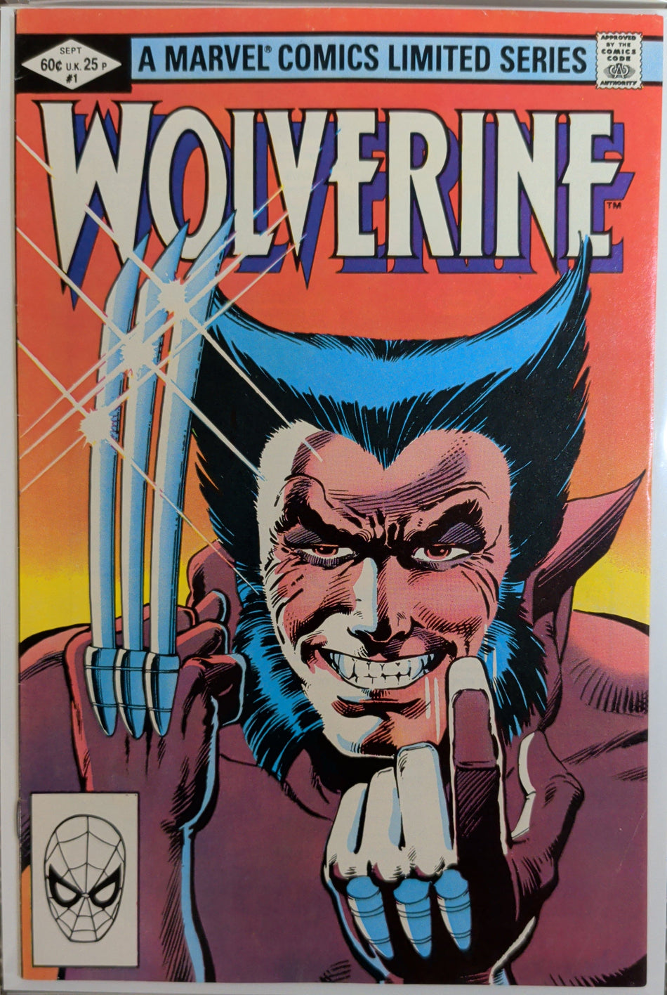 Wolverine #1 (1982) signed by Chris Claremont (interior first page)