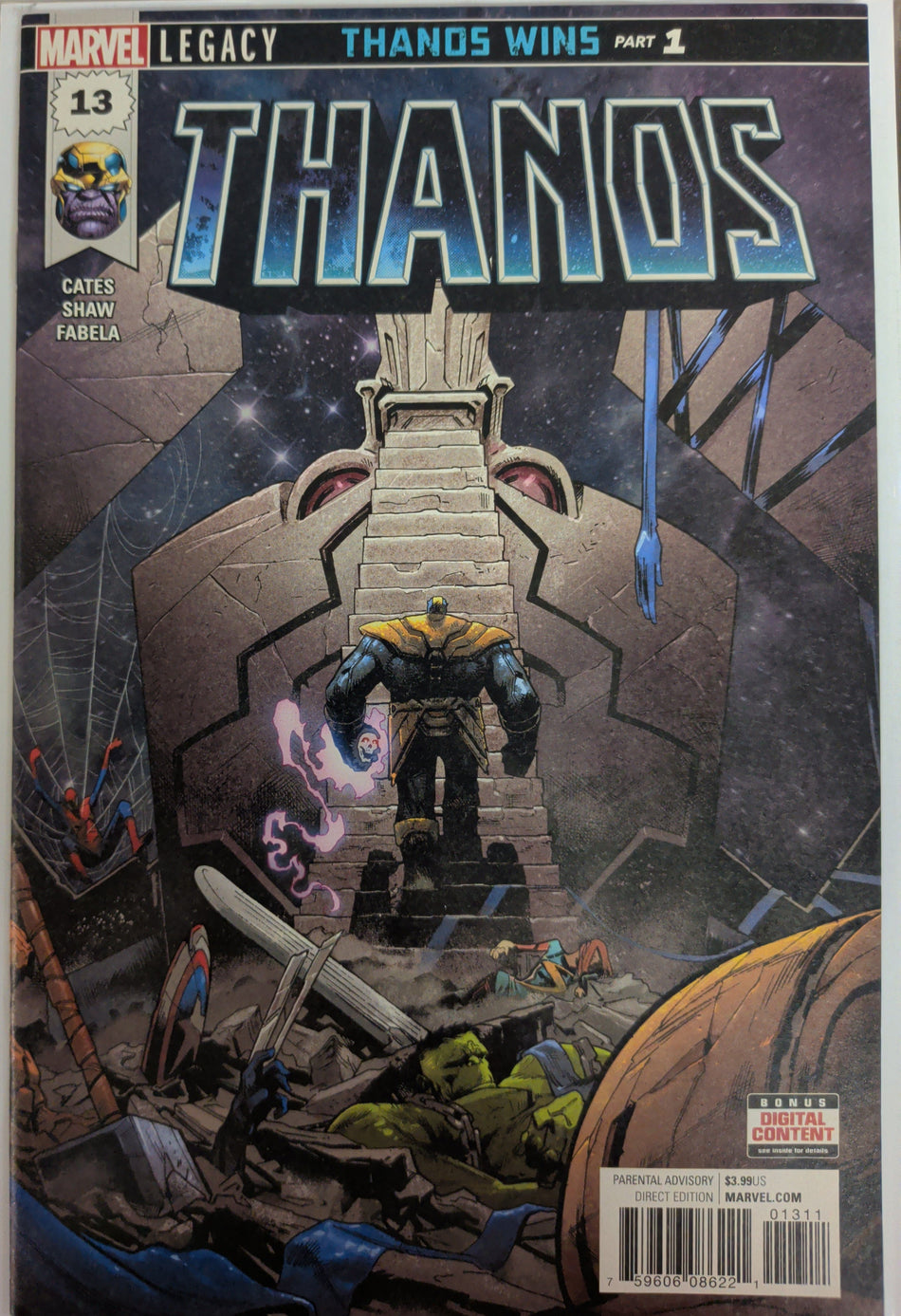 Thanos #13 (1st app of Frank Castle as Cosmic Ghost Rider)