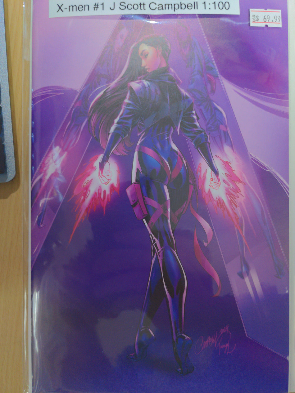 X-Men (2024) #1 J. Scott Campbell 1:100 virgin variant