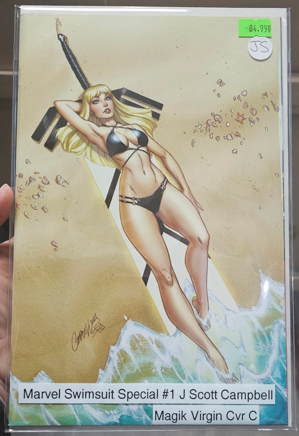 Marvel Swimsuit Special #1 J Scott Campbell Cover C Magik Virgin LTD 1,500
