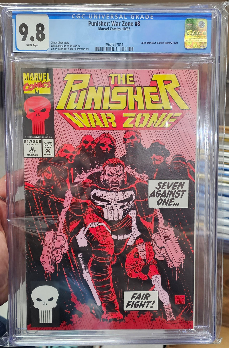 CGC 9.8 Punisher War Zone #8 1992