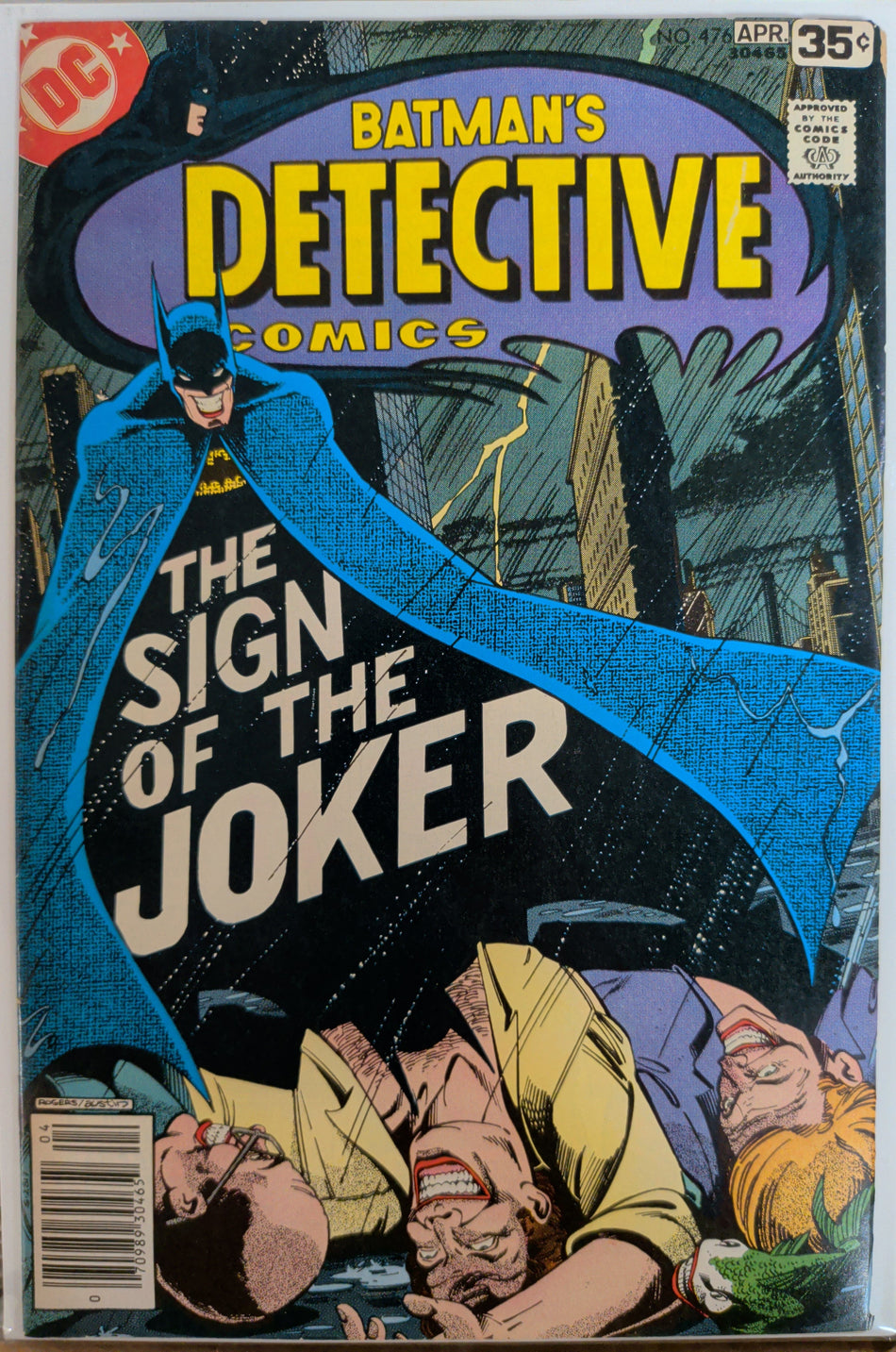 Detective Comics #476 (Joker Key) The Sign of the Joker