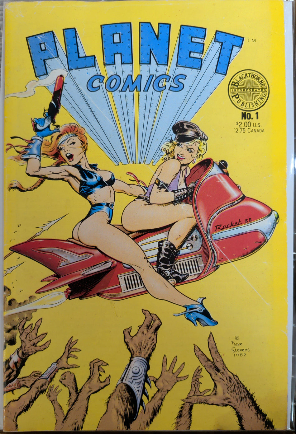 Planet Comics #1 (1988 Dave Stevens cover)