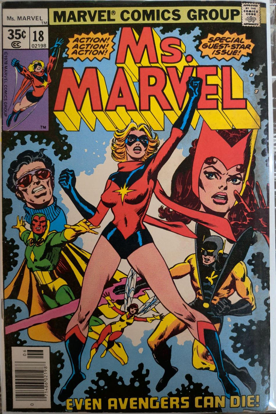 Ms. Marvel #18 (1978) 1st Mystique VG-