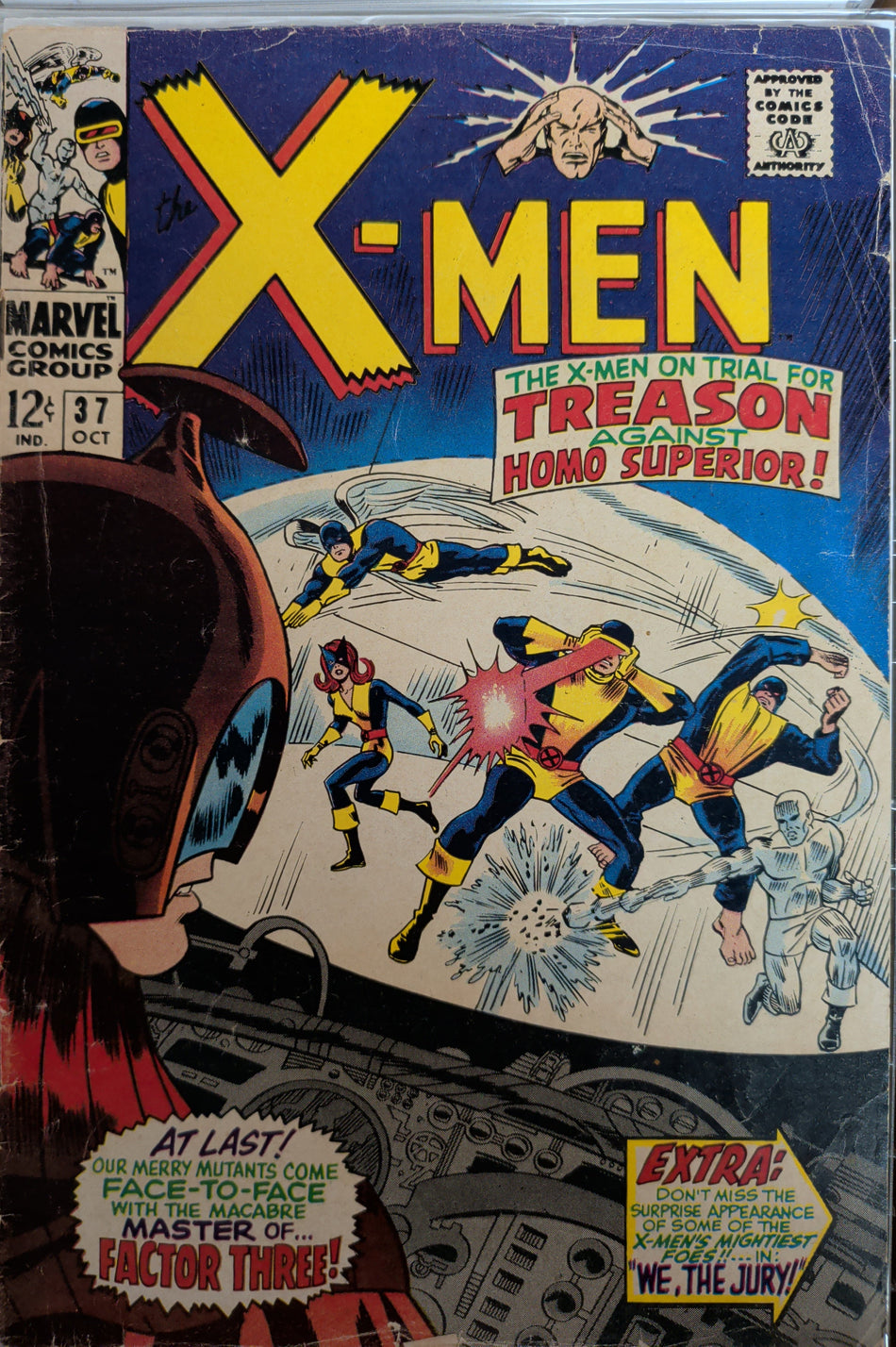 The X-Men #37 (1967) 1st Mutant Master