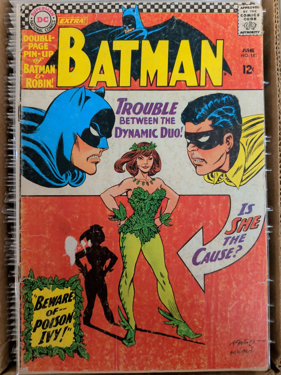 Batman #181 (with pin-up) 1st Poison Ivy GD-
