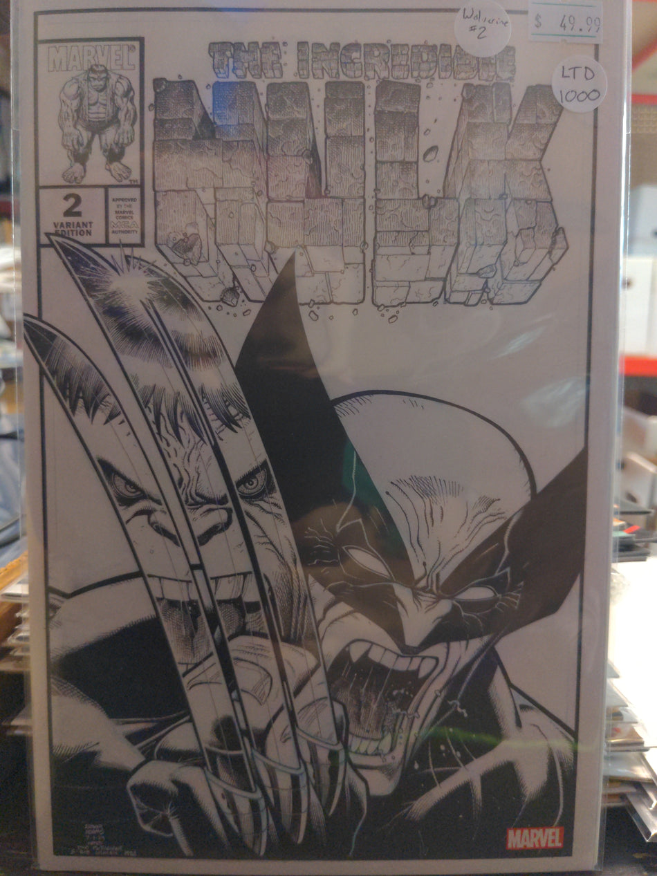 Wolverine #2 (2024) Arthur Adams Black & White variant