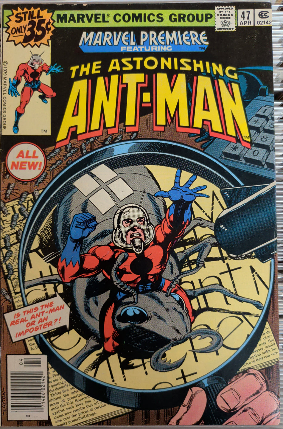 Marvel Premiere #47 (1979) 1st Scott Lang Ant-Man