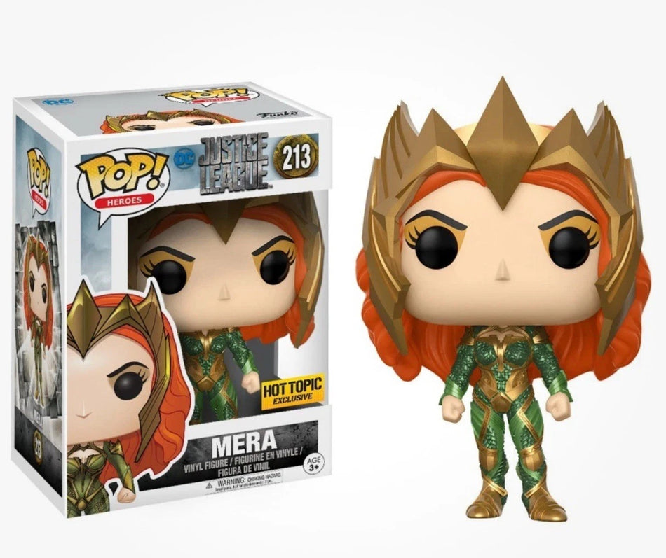 Funko Pop! Justice League Mera #213 Hot Topic Excl