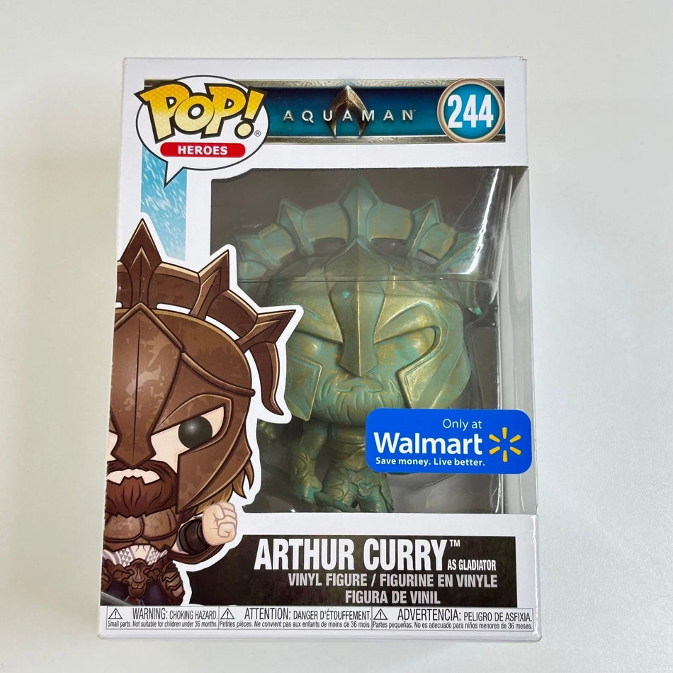 Funko Pop! Aquaman Arthur Curry as Gladiator #244 Walmart Excl