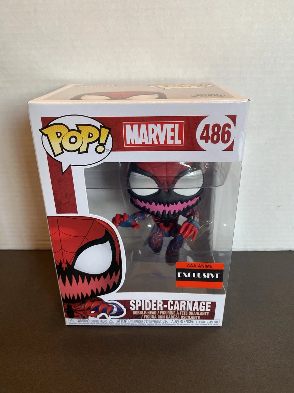 Funko Pop! Spider-Carnage #486 AAA Anime Exlcusive