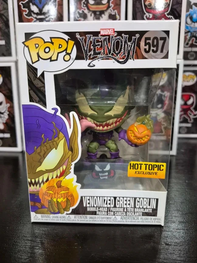 Funko Pop! Venomized Green Goblin #597 Hot Topic Excl