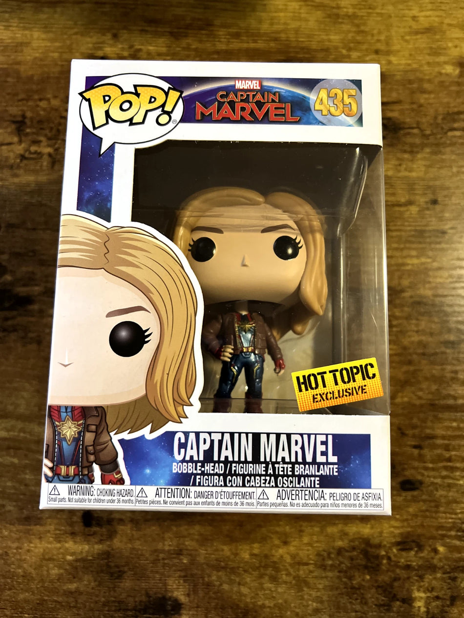 Funko Pop! Captain Marvel #435 Hot Topic Excl