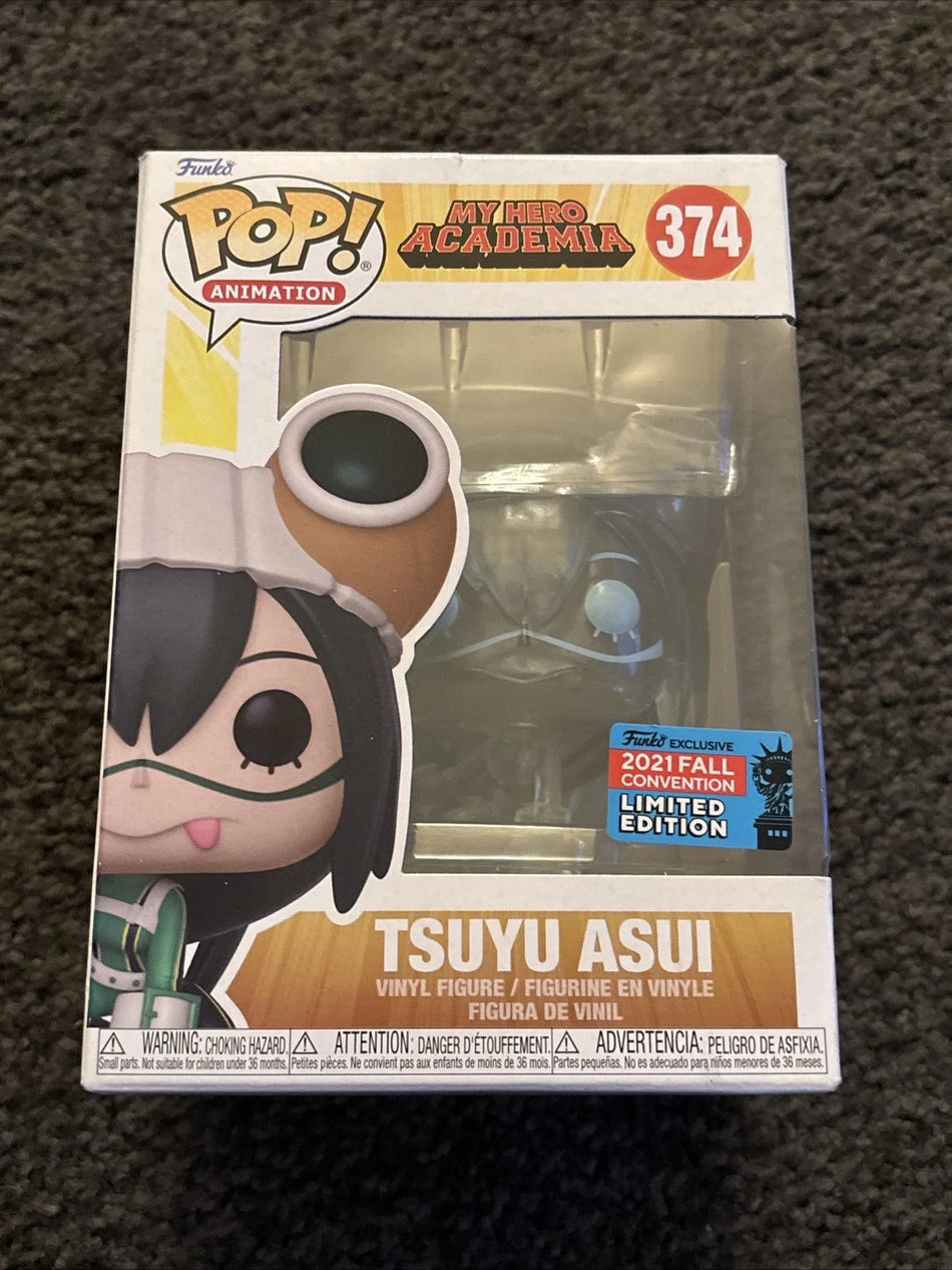 Funko Pop! Animation (MHA) My Hero Academia Tsuyu Asui #374 2021 Fall Con Excl