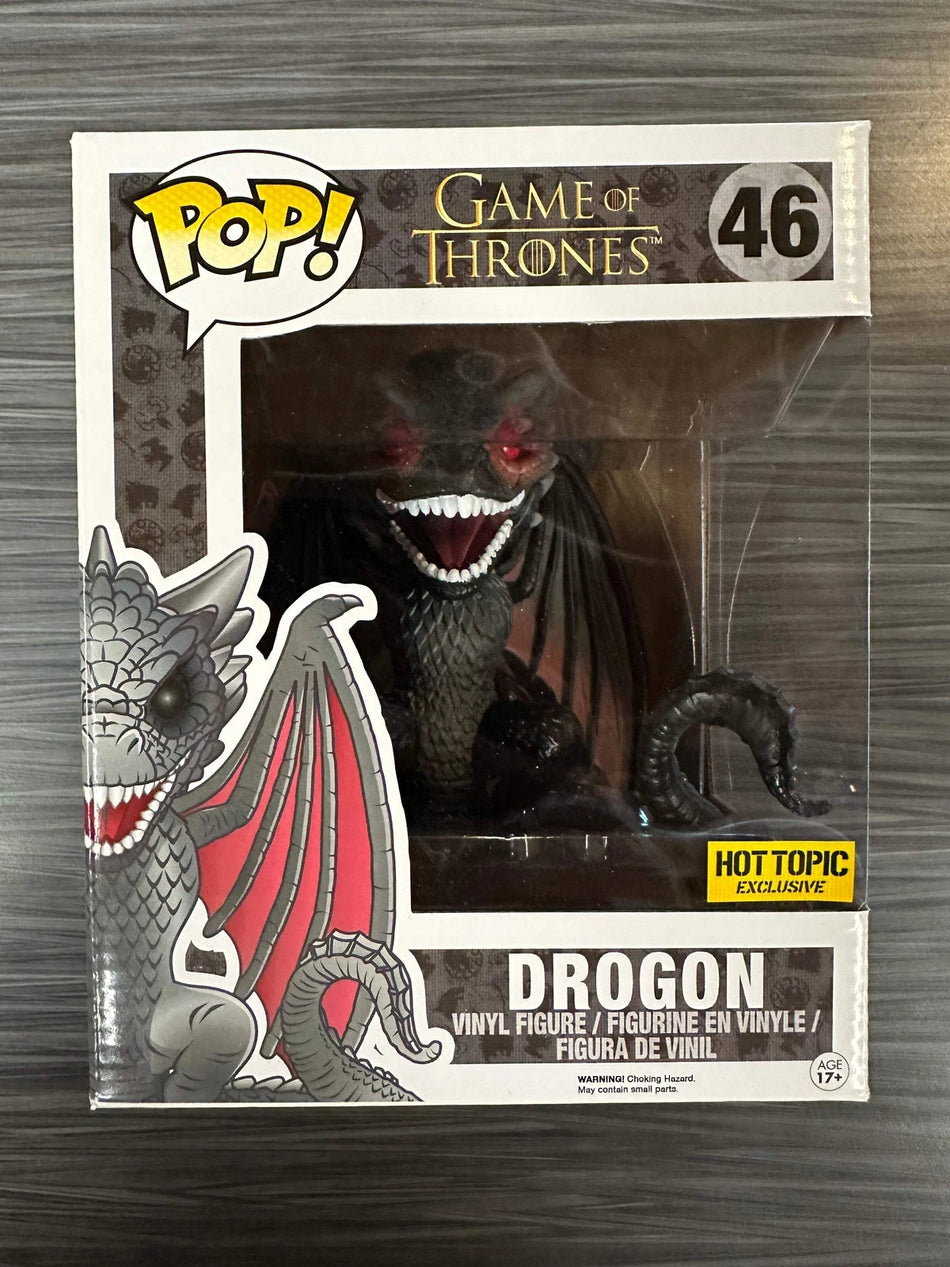 Funko Pop! Drogon #46 Hot Topic Excl 6 inch Damaged Box