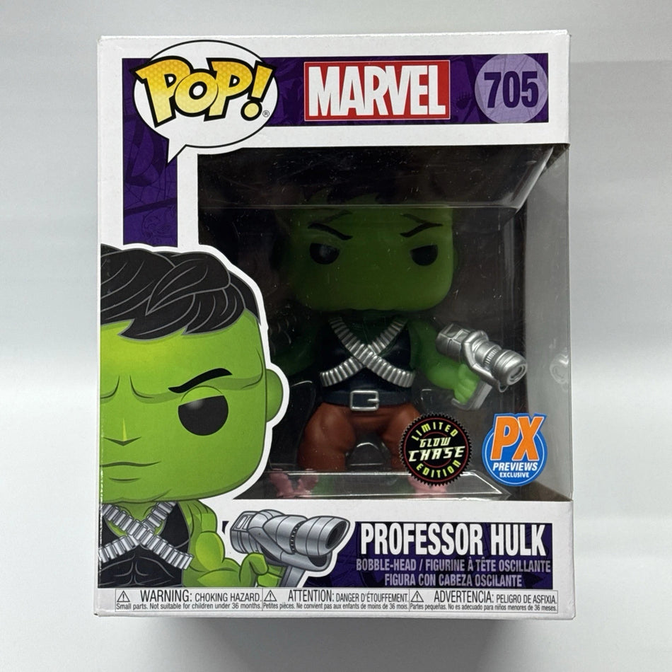 Funko Pop! Professor Hulk #705 GITD CHASE Previews Excl 6in Vinyl Figure