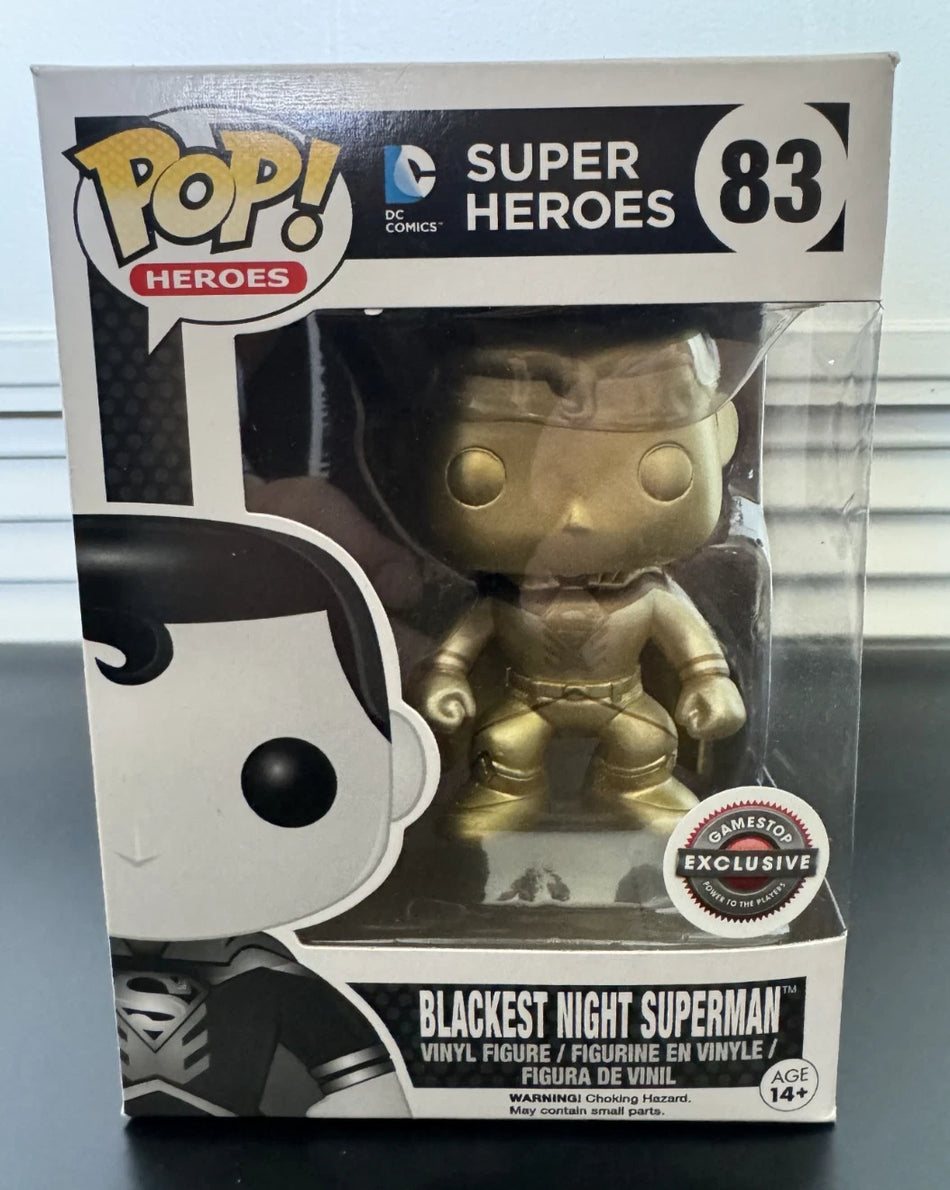 Funko Pop! Blackest Night Superman #83 Friday Box 2015