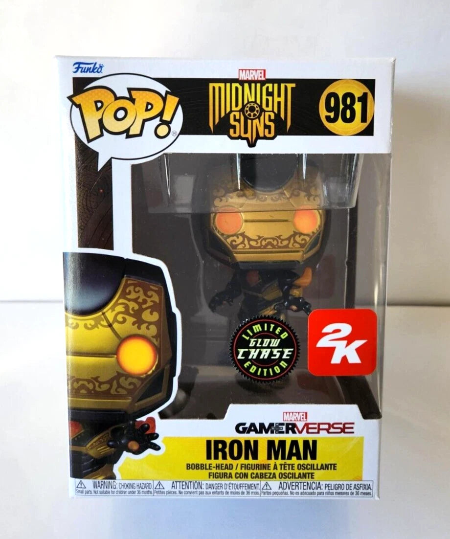Funko Pop! Midnight Suns Iron Man Glow in the Dark CHASE #981