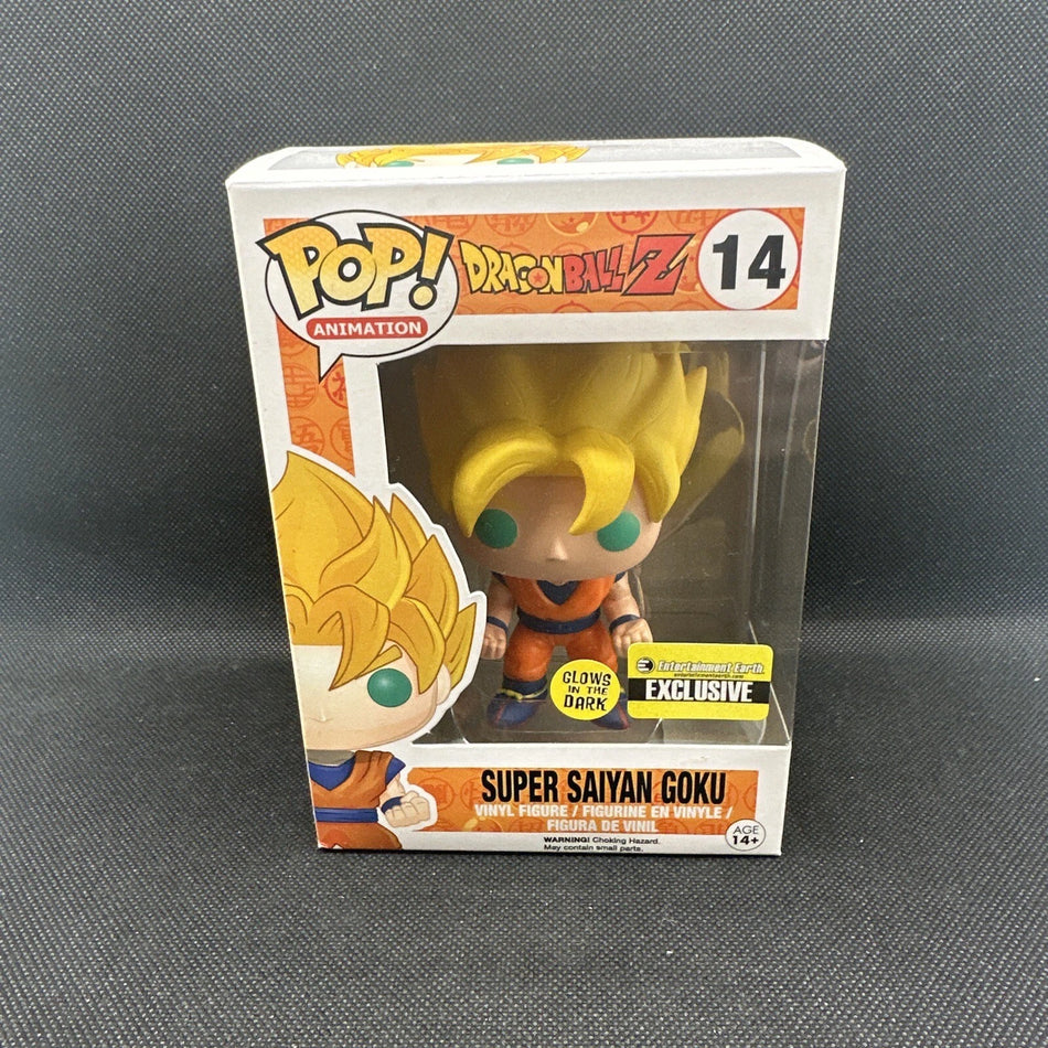Funko Pop! Dragon Ball Z Super Saiyan 3 Goku #14 EE GITD Exclusive