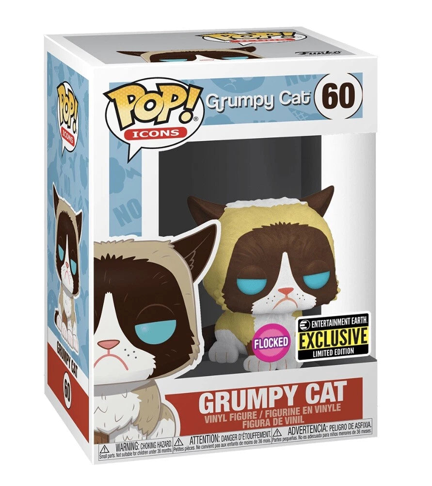 Funko Pop! Grumpy Cat #60 Flocked EE Entertainment Exclusive