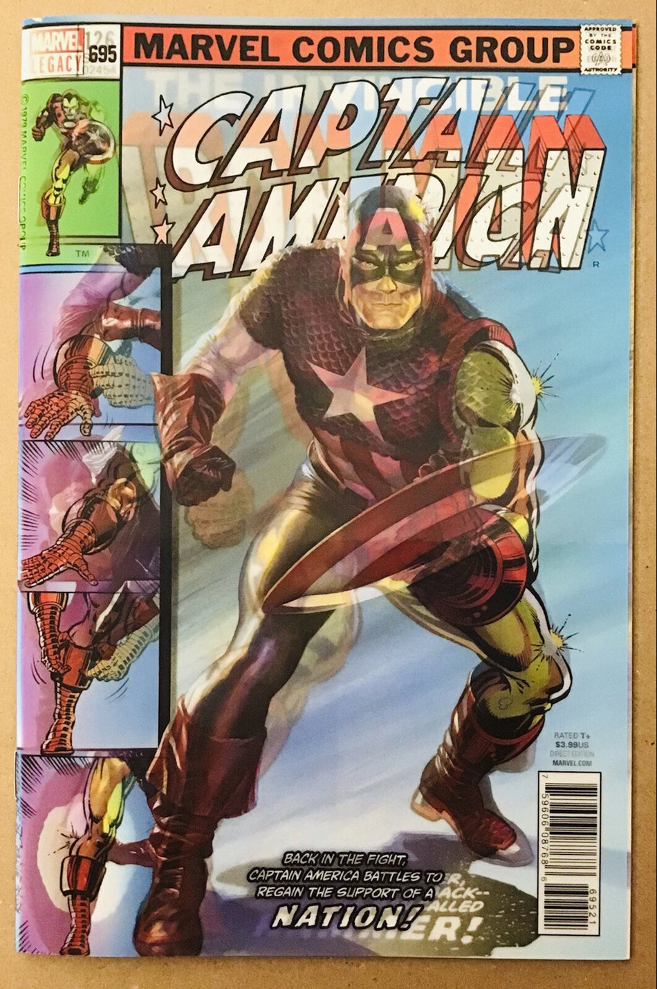 Captain America #695 Alex Ross Lenticular Variant