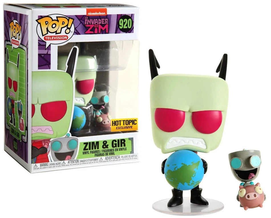 Funko Pop! Invader Zim Zim & Gir #920 Hot Topic Exclusive