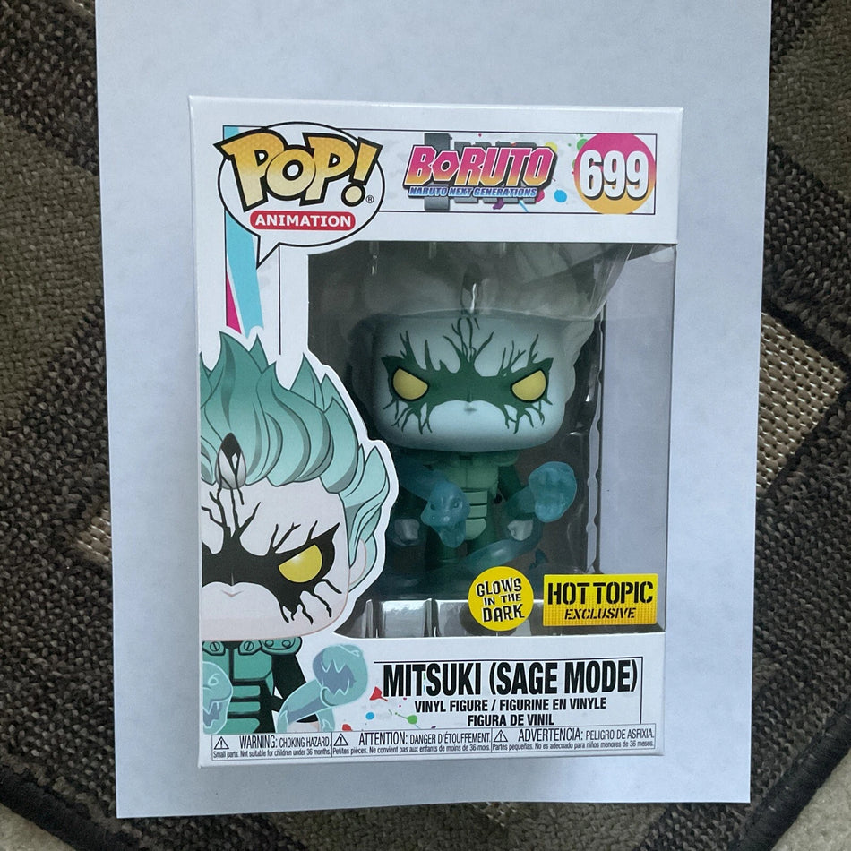 Funko Pop! Boruto Mitsuki (Sage Mode) #699 GITD Hot Topic Exclusive