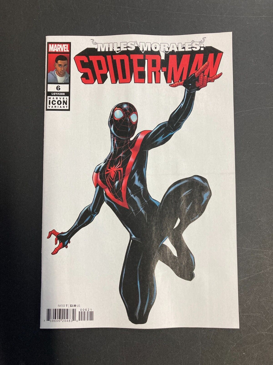 Miles Morales Spider-Man 6 Stefano Caselli Marvel Icon Variant