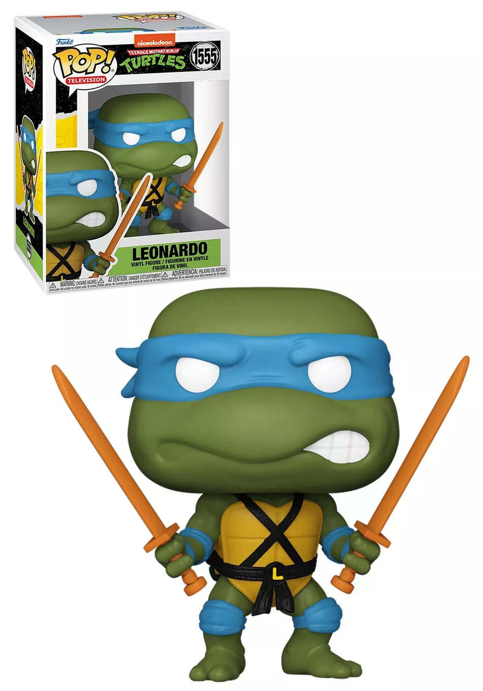 Funko Pop! TMNT Leonardo #1555 Signed/Remarqued RobB