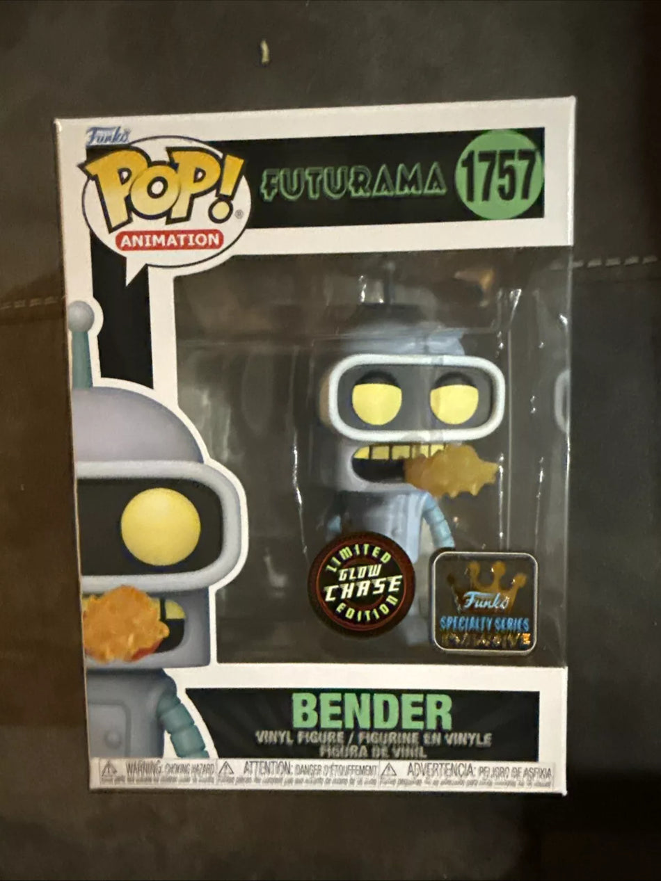 Pop Animation Futurama Bender #1757 Glow in the Dark GITD CHASE