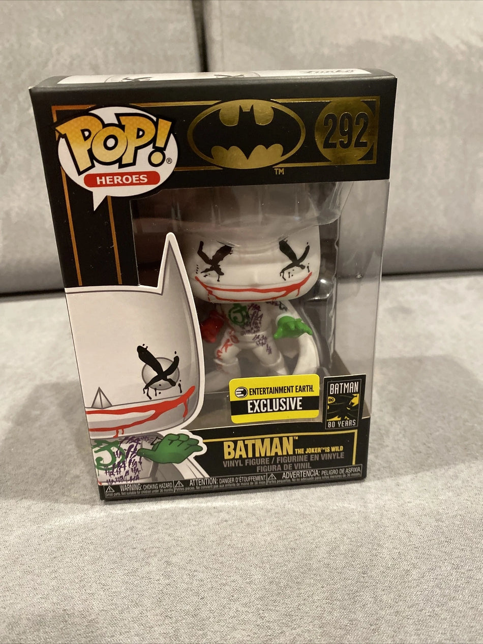 Funko Pop! Batman Jokers is Wild Batman #292 Vinyl Figure EE Exclusive