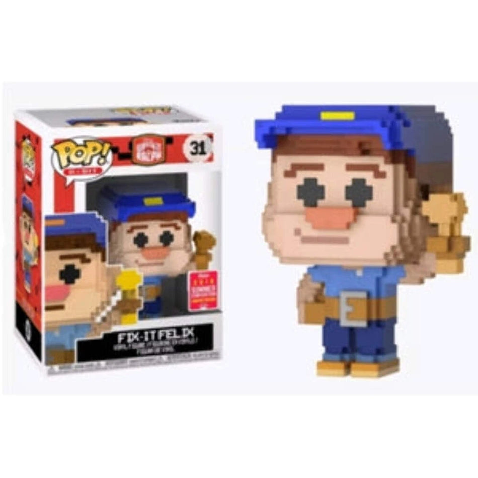 Funko Pop! Wreck-It Ralph Fix-It Felix #31 8-Bit 2018 Summer Con