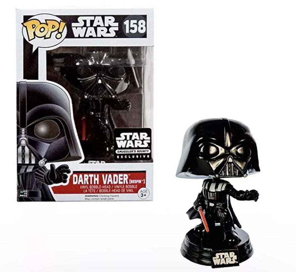 Funko Pop! Star Wars Darth Vader #157 Metallic Smuggler's Bounty Exclusive