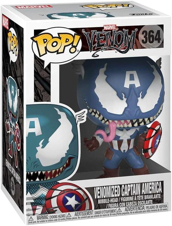 Funko Pop! Venomized Captain America Pop Vinyl Figure
