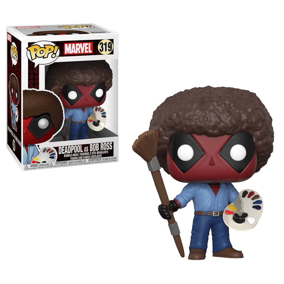 Funko Pop! Deadpool As Bob Ross #319