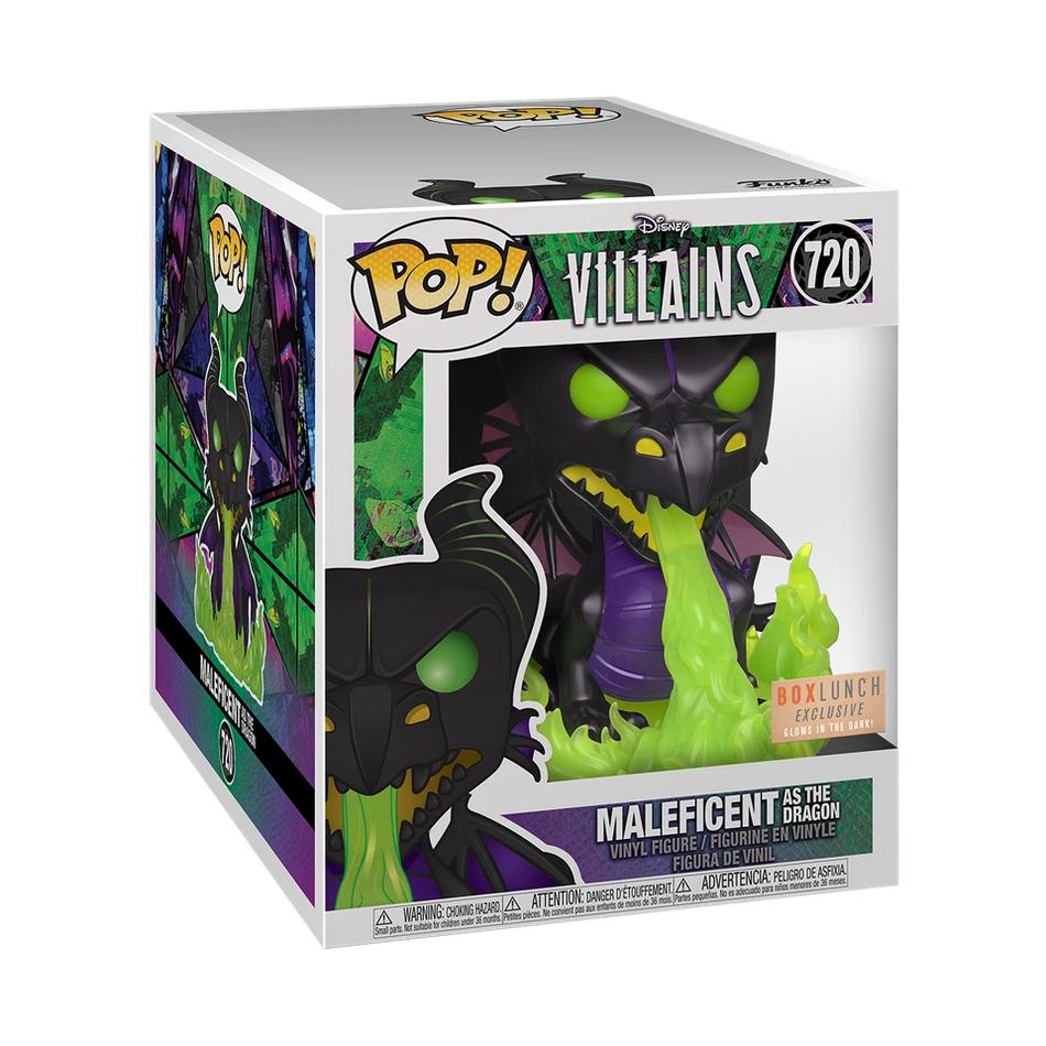 Funko Pop! Maleficent As The Dragon 6" Mega Pop BoxLunch Exclusive