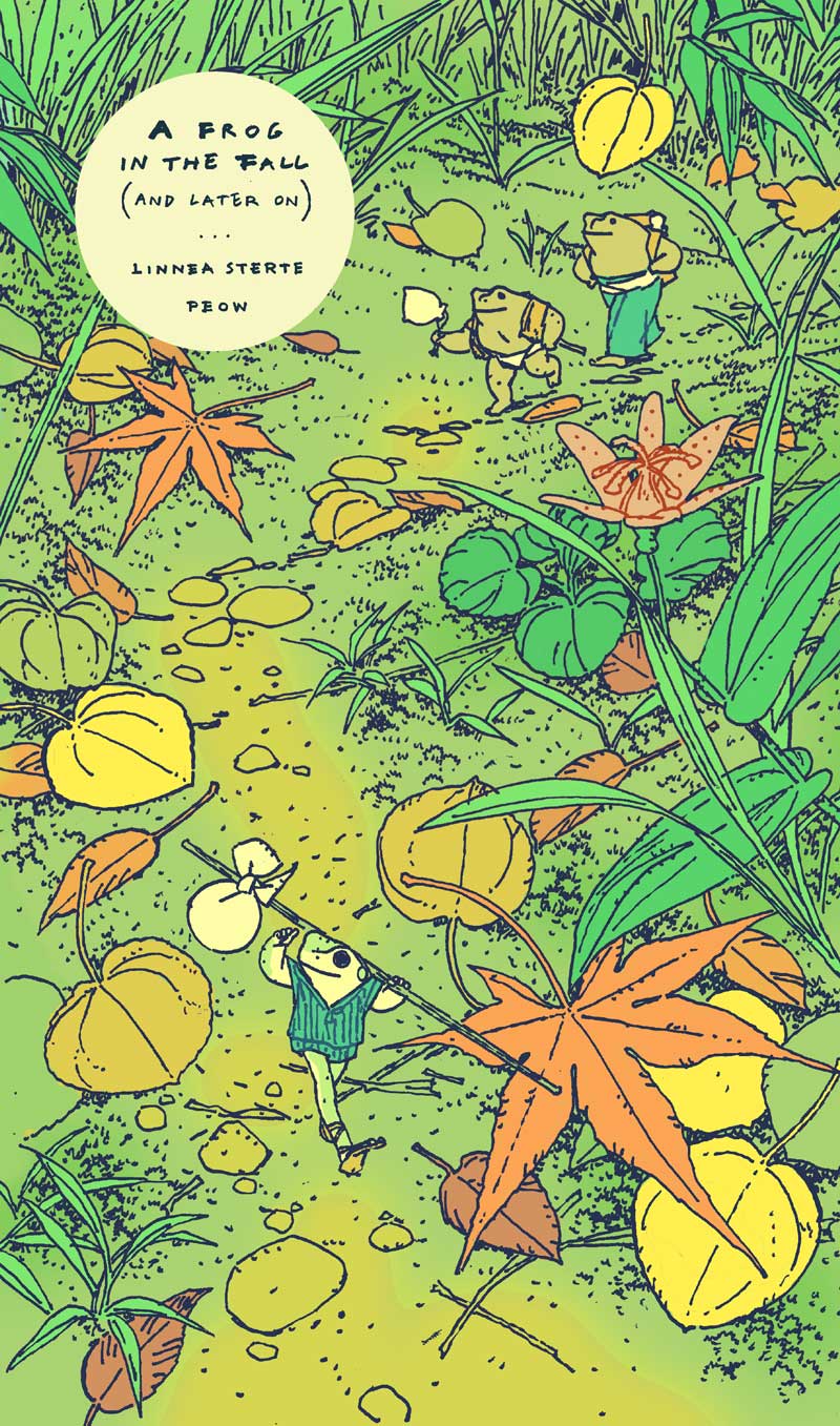 A Frog in the Fall by Linnea Sterte Hardcover Graphic Novel