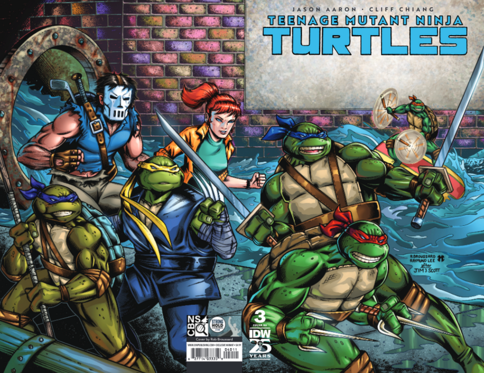 Teenage Mutant Ninja Turtles #3 ROB BROUSSARD Exclusive (X-Men Lee Homage) [Limited to 700]