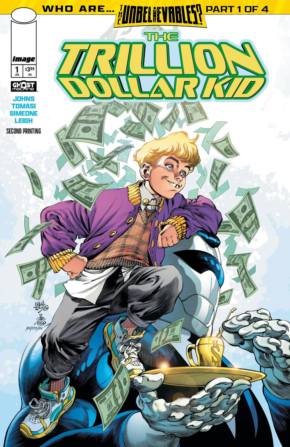 Trillion Dollar Kid #1 (Of 2) Second Printing PRESALE Orders due 06/22/26