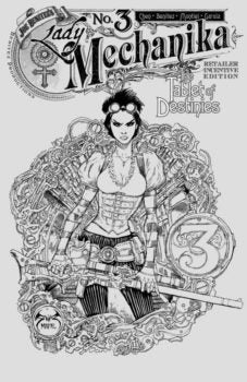 Stock Photo of Lady Mechanika Tablet Of Destinies #3 (Of 6) 1:10 Variant comic sold by Stronghold Collectibles