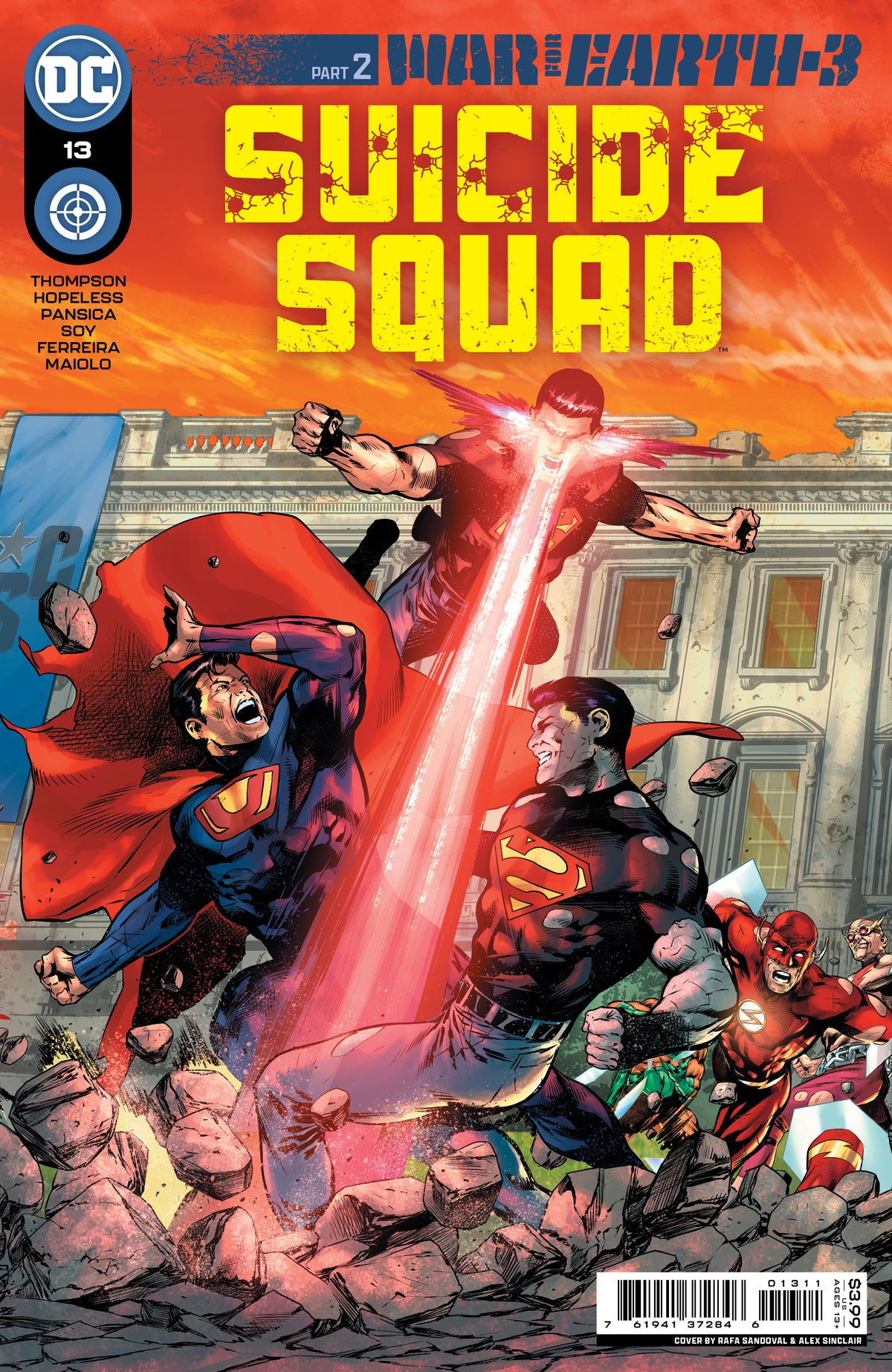 Image of Suicide Squad 13A Rafa Sandoval (War For Earth-3) comic sold by Stronghold Collectibles