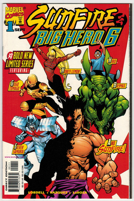 Photo of Sunfire & Big Hero 6 (1998) Issue 1 (1st App Big Hero 6) - Very Fine + Comic sold by Stronghold Collectibles