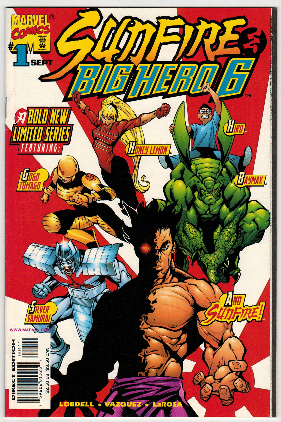 Photo of Sunfire & Big Hero 6 (1998) Issue 1 (1st App Big Hero 6) - Very Fine + Comic sold by Stronghold Collectibles