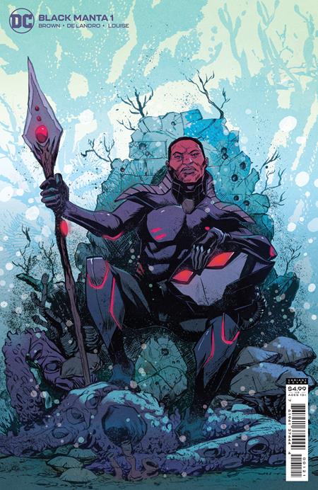 Photo of Black Manta Issue 1 (of 6)  CVR B Greene Card Stock Var comic sold by Stronghold Collectibles