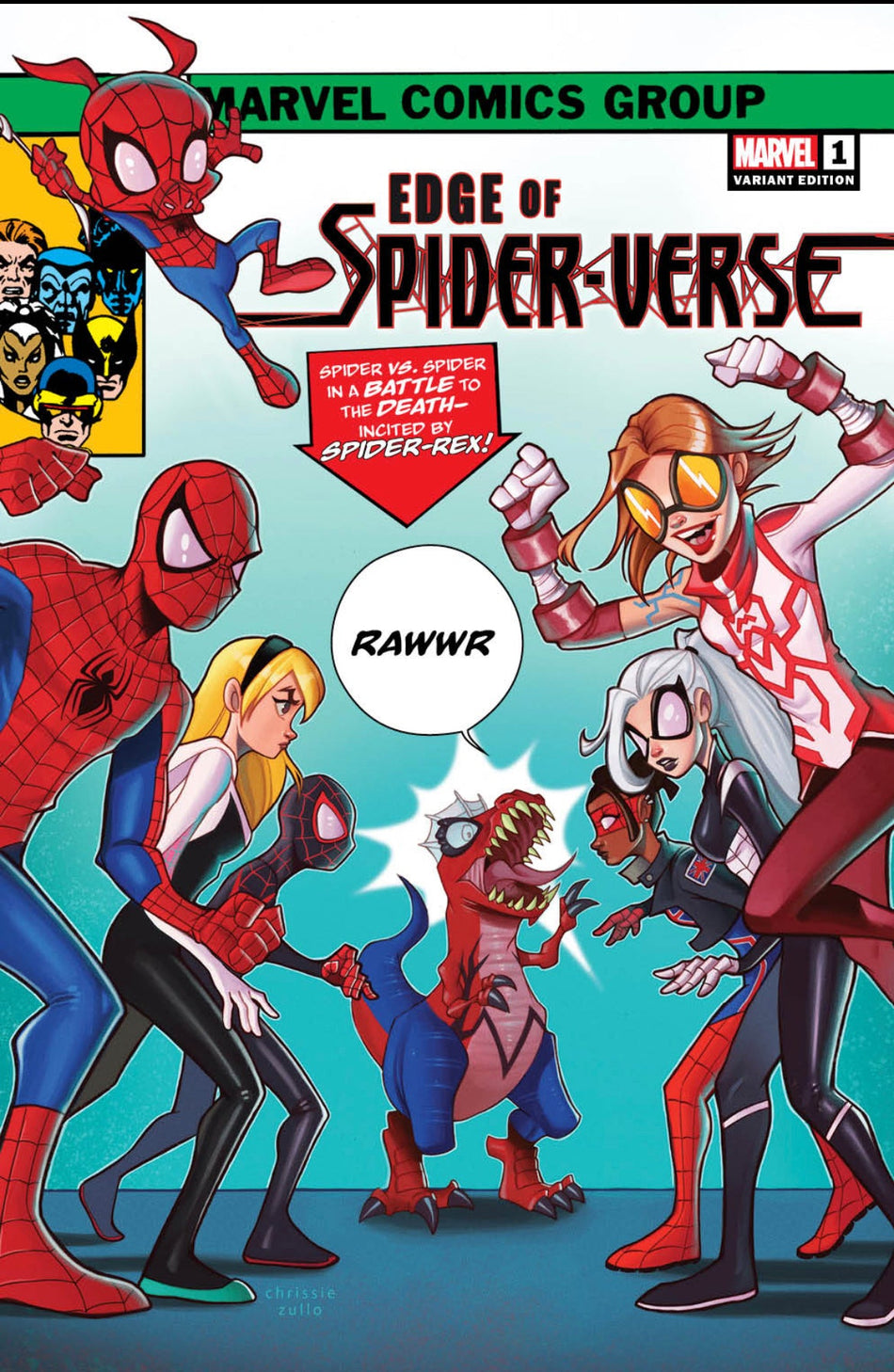 Edge of Spider-Verse V2 #1 Chrissie Zullo Exclusive Variant 1st cover appearance of the New Spider-UK