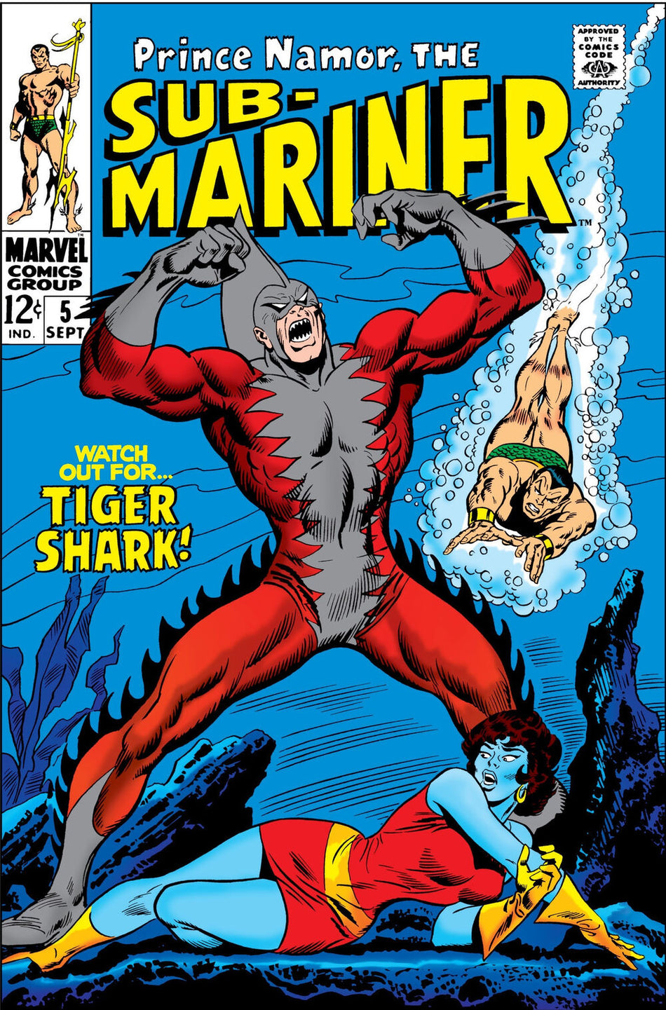 Sub-Mariner V1 #5 1st App Tiger Shark