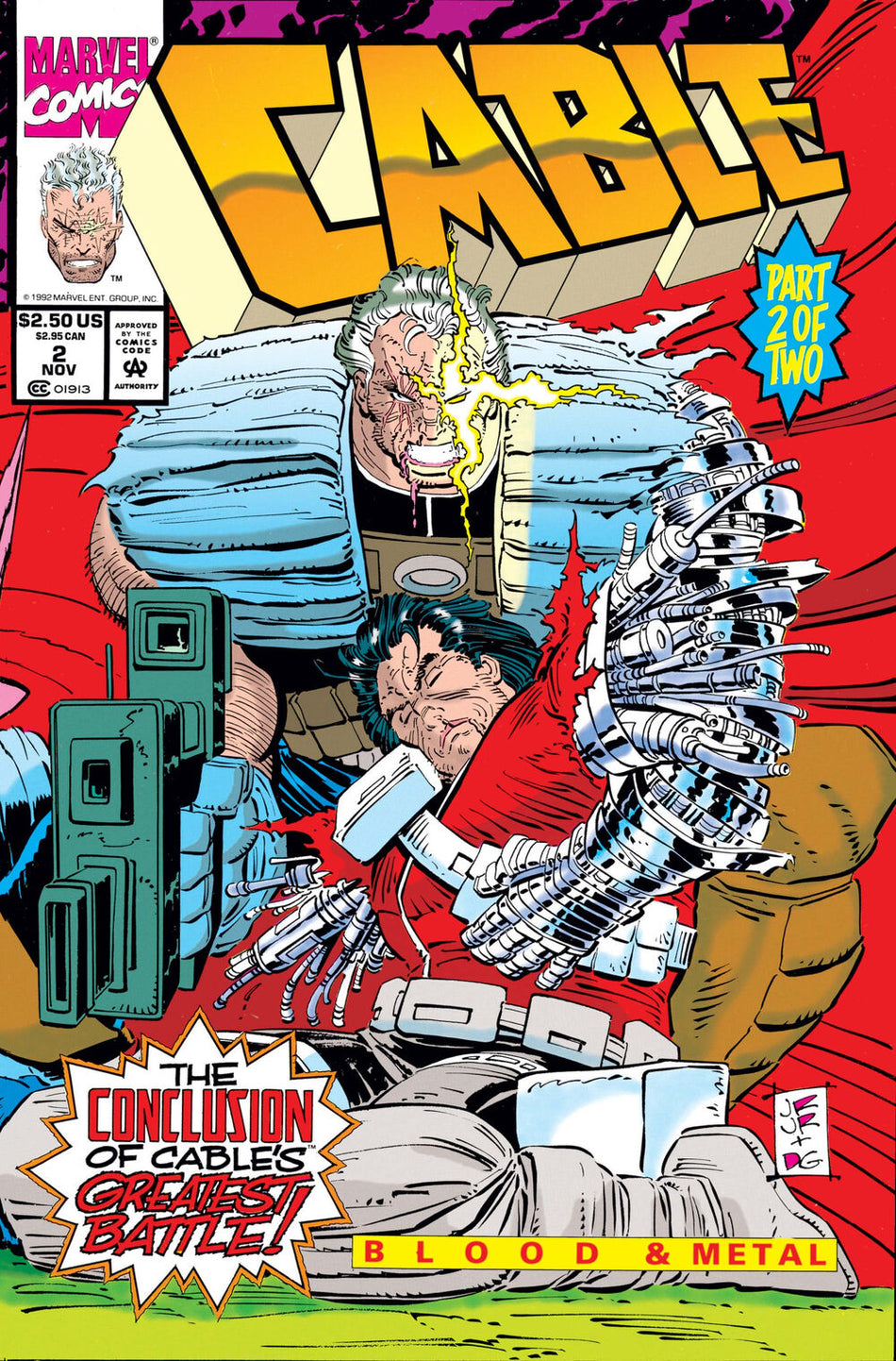 Cable: Blood & Metal (1992) #2A NM