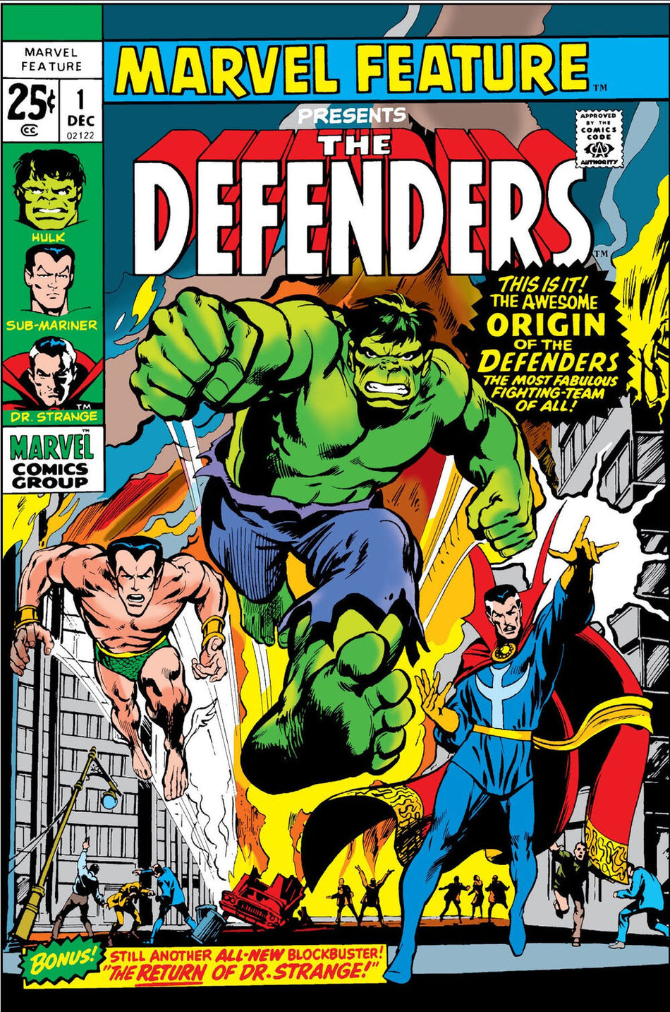 Marvel Feature 1 FN- 1st Defenders